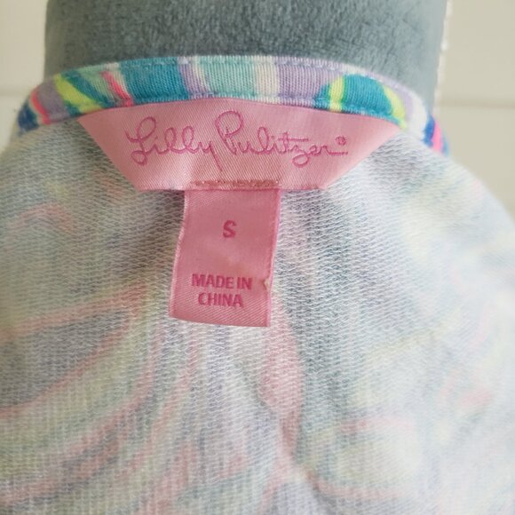 Lilly Pulitzer colorful stretchy comfy tunic dress colorful warm weather wear - Picture 5 of 7